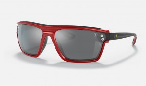 Ray Ban RB4370m Scuderia Ferrari Collection Women's Sunglasses Grey | OBNXW-9475
