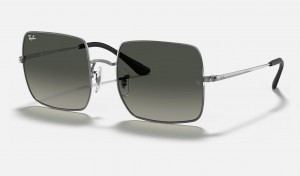 Ray Ban Square 1971 @collection Women's Sunglasses Grey | WSGVC-0834