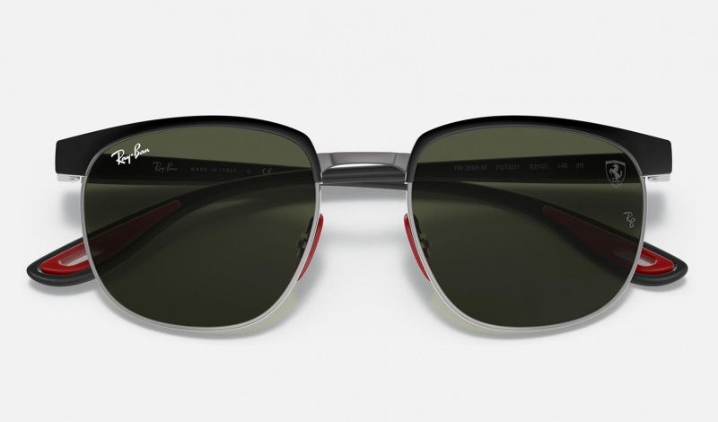 Ray Ban RB3698m Scuderia Ferrari Collection Women's Sunglasses Green | QPESW-8149
